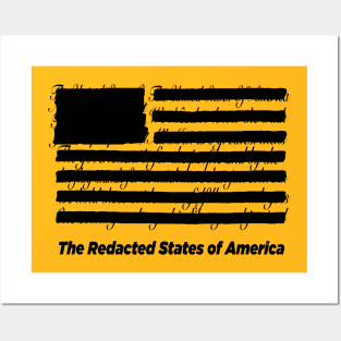 Redacted States of America Posters and Art